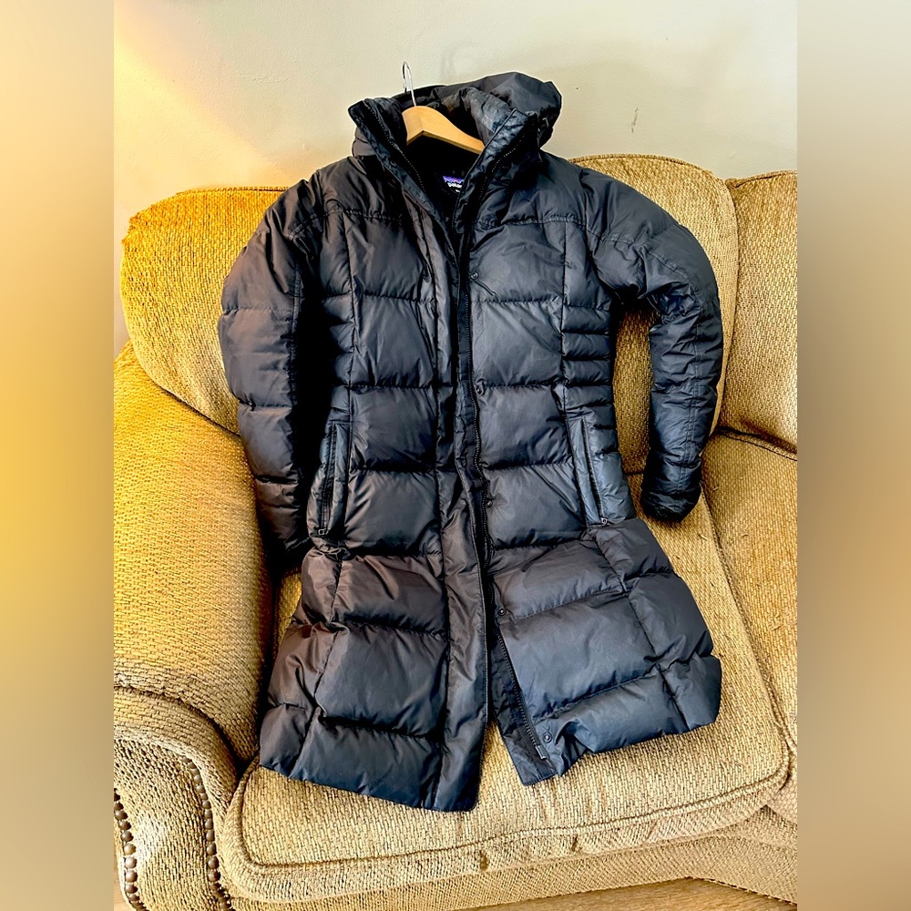 Black Patagonia Down with It Parka Sz Medium